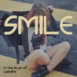 Omslagsbild för Smile - Westlife karaokeversion