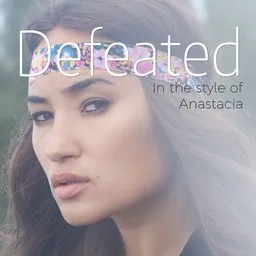 Cover art for Defeated - Anastacia karaoke version