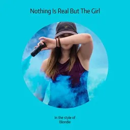 Cover art for Nothing Is Real But The Girl - Blondie karaoke version