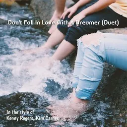 Karaokekappaleen Don't Fall In Love With A Dreamer (Duet) - Kenny Rogers,Kim Carnes kansikuva