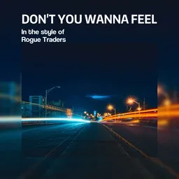 Cover art for Don't You Wanna Feel - Rogue Traders karaoke version