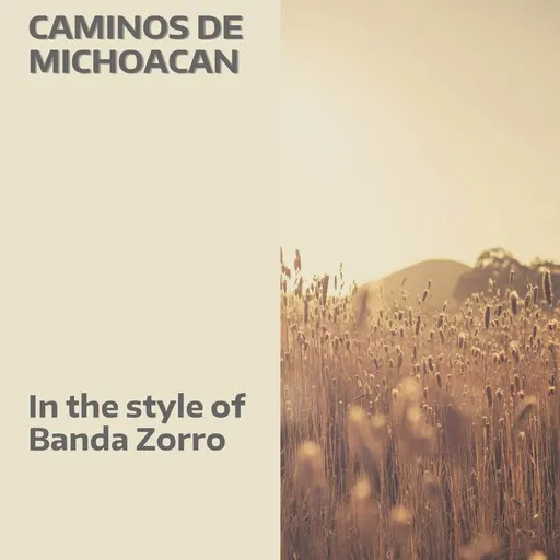 Karaoke Caminos De Michoacan by Banda Zorro — sing along with lyrics on Singa