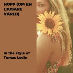Karaokekappaleen Hopp (om en ljusare värld) - Tomas Ledin kansikuva