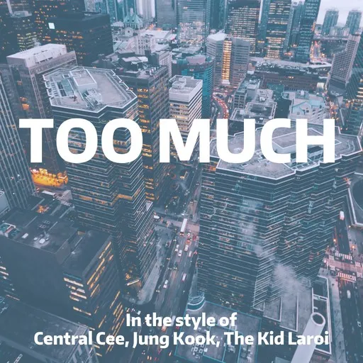 Karaoke Too Much von Central Cee, Jung Kook, The Kid Laroi — mit Songtext mitsingen auf Singa