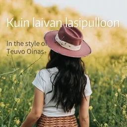 Karaokekappaleen Kuin laivan lasipulloon - Teuvo Oinas kansikuva