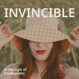 Cover art for Invincible - OneRepublic karaoke version