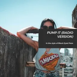 Omslagsbild för Pump It (Radio Version) - Black Eyed Peas karaokeversion