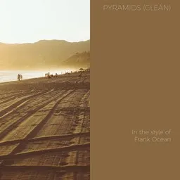 Omslagsbild för Pyramids (clean) - Frank Ocean karaokeversion