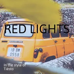 Karaokekappaleen Red Lights - Tiësto kansikuva