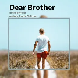 Karaokekappaleen Dear Brother - audrey,Hank Williams kansikuva