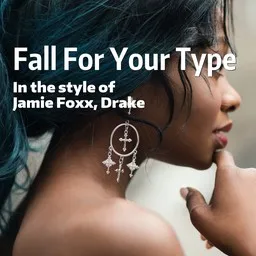 Cover art for Fall For Your Type - Drake,Jamie Foxx karaoke version