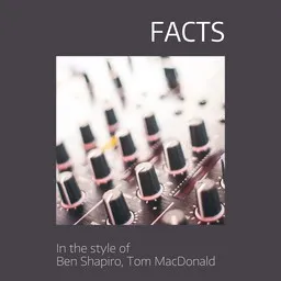 Cover art for Facts - Ben Shapiro,Tom MacDonald karaoke version