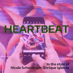 Cover art for Heartbeat - Enrique Iglesias,Nicole Scherzinger karaoke version