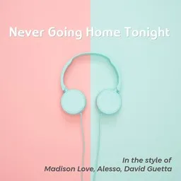 Cover art for Never Going Home Tonight - Alesso,David Guetta,Madison Love karaoke version