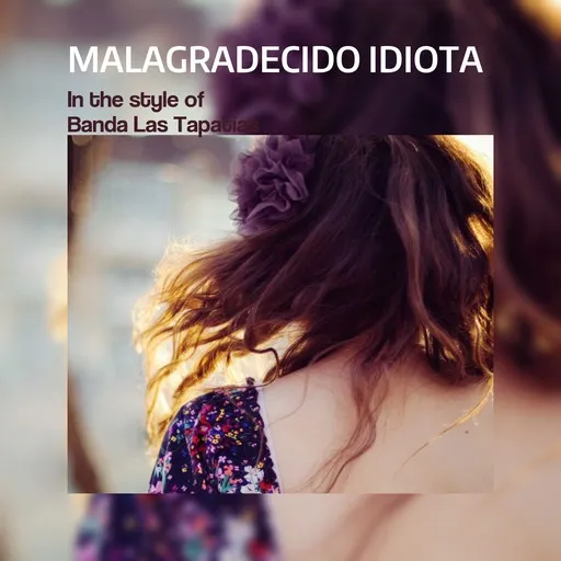 Karaoke Malagradecido Idiota by Banda Las Tapatias — sing along with lyrics on Singa