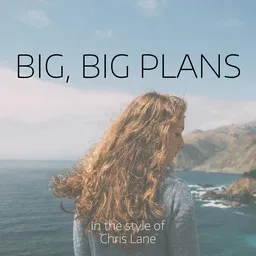 Titelbild für Big, Big Plans - Chris Lane Karaoke-Version