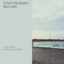 Cover art for Essa É Pra Beber Mais Uma - Zé Henrique & Gabriel karaoke version