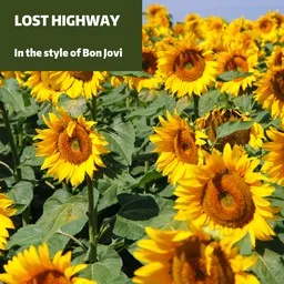 Cover art for Lost Highway - Bon Jovi karaoke version