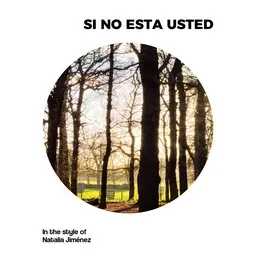 Cover art for Si No Esta Usted - Natalia Jiménez karaoke version