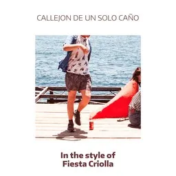 Cover art for Callejon De Un Solo Caño - Fiesta Criolla karaoke version