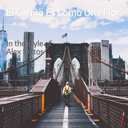 Titelbild für El Cariño Es Como Una Flor - Alex Matos Karaoke-Version