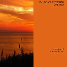 Titelbild für You Don't Know Her Like I Do - Brantley Gilbert Karaoke-Version