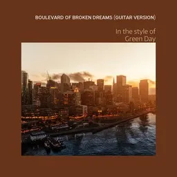 Cover art for Boulevard of Broken Dreams (Guitar Version) - Green Day karaoke version