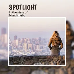 Cover art for Spotlight - Marshmello karaoke version