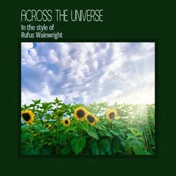 Omslagsbild för Across The Universe - Rufus Wainwright karaokeversion