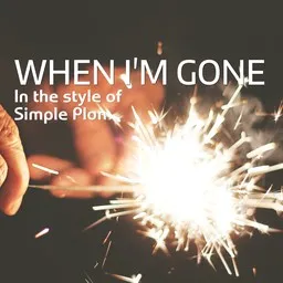 Cover art for When I'm Gone - Simple Plan karaoke version