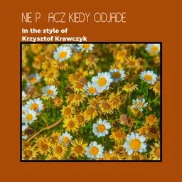 Cover art for Nie płacz kiedy odjadę - Krzysztof Krawczyk karaoke version