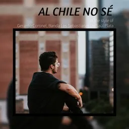 Omslagsbild för Al Chile No Sé - Banda Los Sebastianes De Saúl Plata,Gerardo Coronel karaokeversion