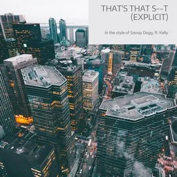 Cover art for That's That S--t (Explicit) - R. Kelly,Snoop Dogg karaoke version