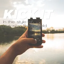 Cover art for Kick It - Natasha Bedingfield karaoke version