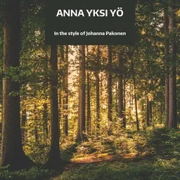 Cover art for Anna yksi yö - Johanna Pakonen karaoke version