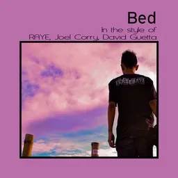 Titelbild für Bed - David Guetta,Joel Corry,RAYE Karaoke-Version