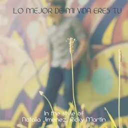 Cover art for Lo Mejor De Mi Vida Eres Tu - Natalia Jiménez,Ricky Martin karaoke version