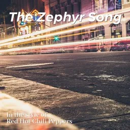 Karaokekappaleen The Zephyr Song - Red Hot Chili Peppers kansikuva