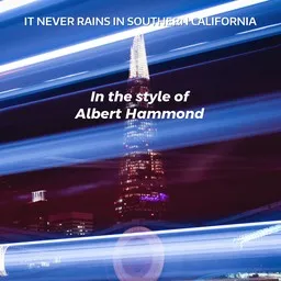 Titelbild für It Never Rains In Southern California - Albert Hammond Karaoke-Version