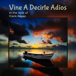 Cover art for Vine A Decirte Adios - Frank Reyes karaoke version
