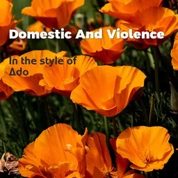 Cover art for Domestic And Violence - Ado karaoke version