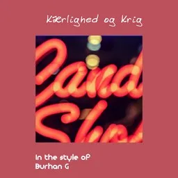 Cover art for Kærlighed og Krig - Burhan G,Caroline Franceska karaoke version