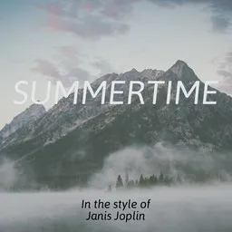 Cover art for Summertime - Janis Joplin karaoke version