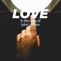 Karaokekappaleen Love - John Lennon kansikuva