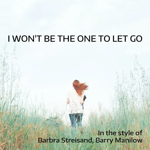 Karaoke I Won't Be the One to Let Go von Barbra Streisand, Barry Manilow — mit Songtext mitsingen auf Singa