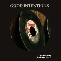 Omslagsbild för Good Intentions - Disclosure,Miguel karaokeversion