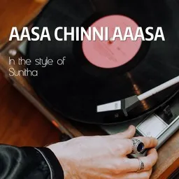 Cover art for Aasa Chinni Aaasa - Sunitha karaoke version