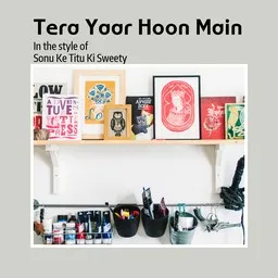 Cover art for Tera Yaar Hoon Main - Sonu Ke Titu Ki Sweety karaoke version