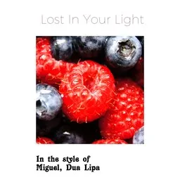 Karaokekappaleen Lost In Your Light - Dua Lipa,Miguel kansikuva