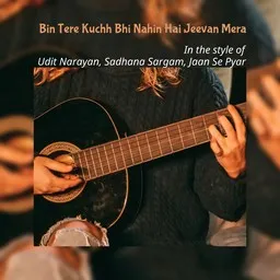 Omslagsbild för Bin Tere Kuchh Bhi Nahin Hai Jeevan Mera - Jaan Se Pyar,Sadhana Sargam,Udit Narayan karaokeversion